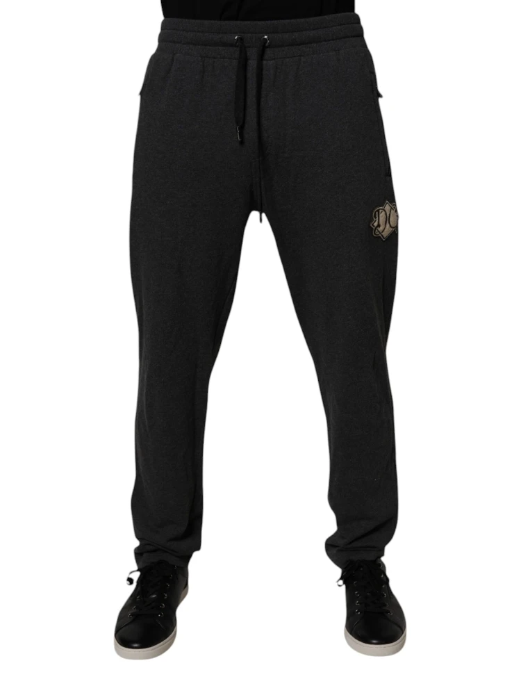 Dark Gray Logo Cotton Jogger Sweatpants Pants alternative
