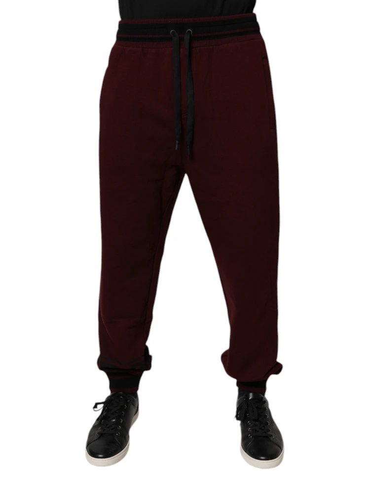 Bordeaux Cotton Jogger Men Sweatpants Pants alternative