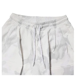 White Camouflage Cargo Jogger Sweatpants Pants