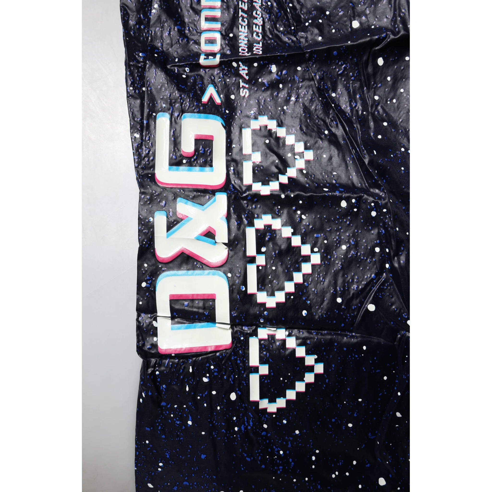 Dark Blue DG Game Print Cotton Jogger Pants