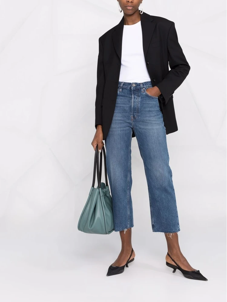 cropped straight-leg jeans alternative