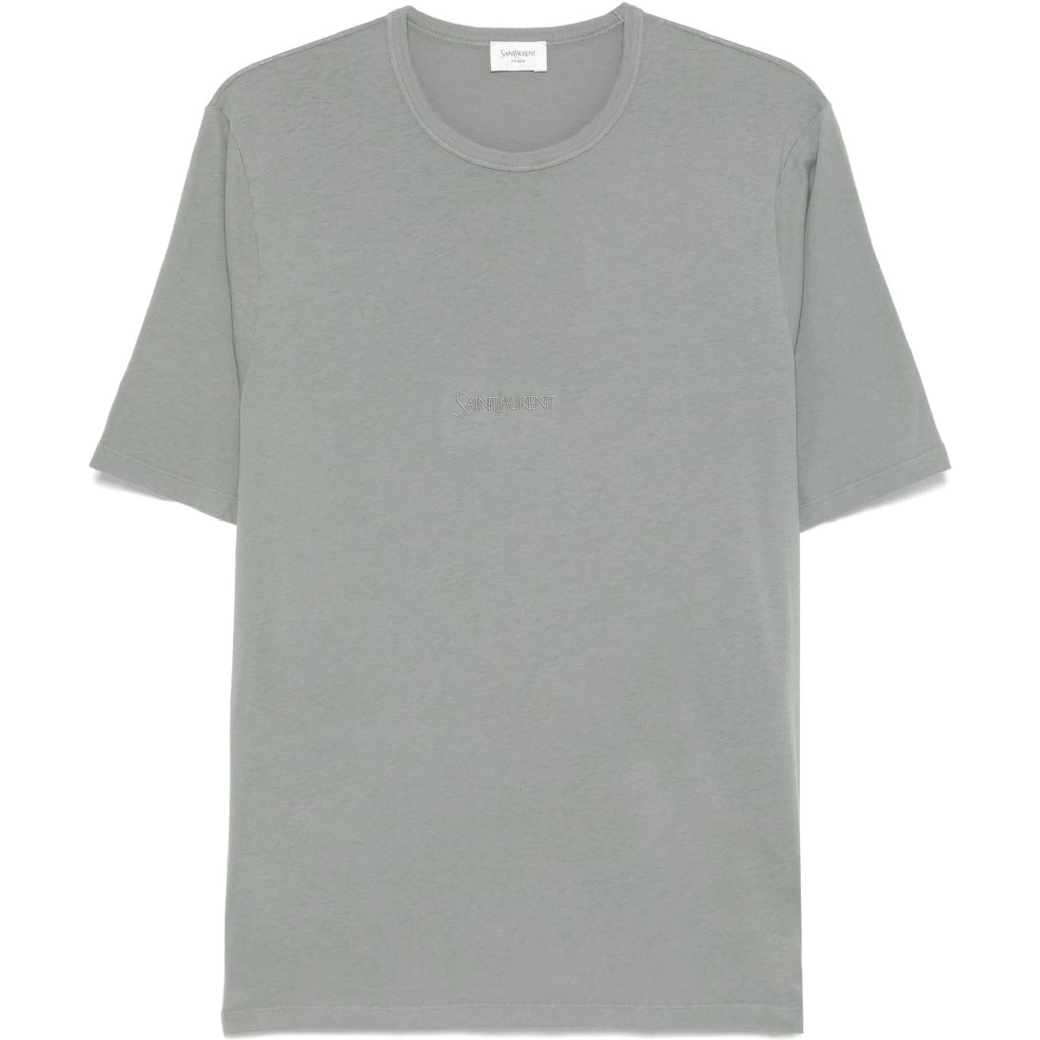 Logo-embroidered T-shirt