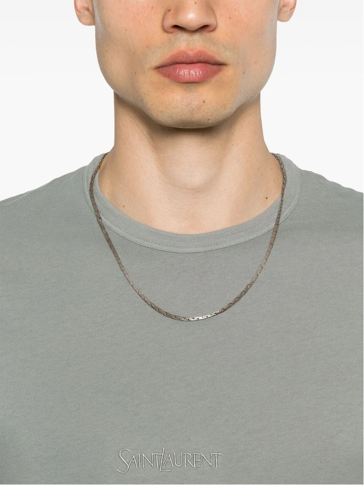 Logo-embroidered T-shirt alternative