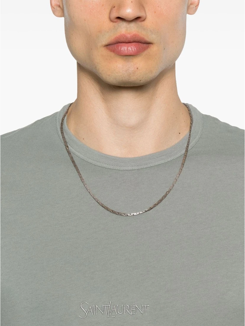 Logo-embroidered T-shirt