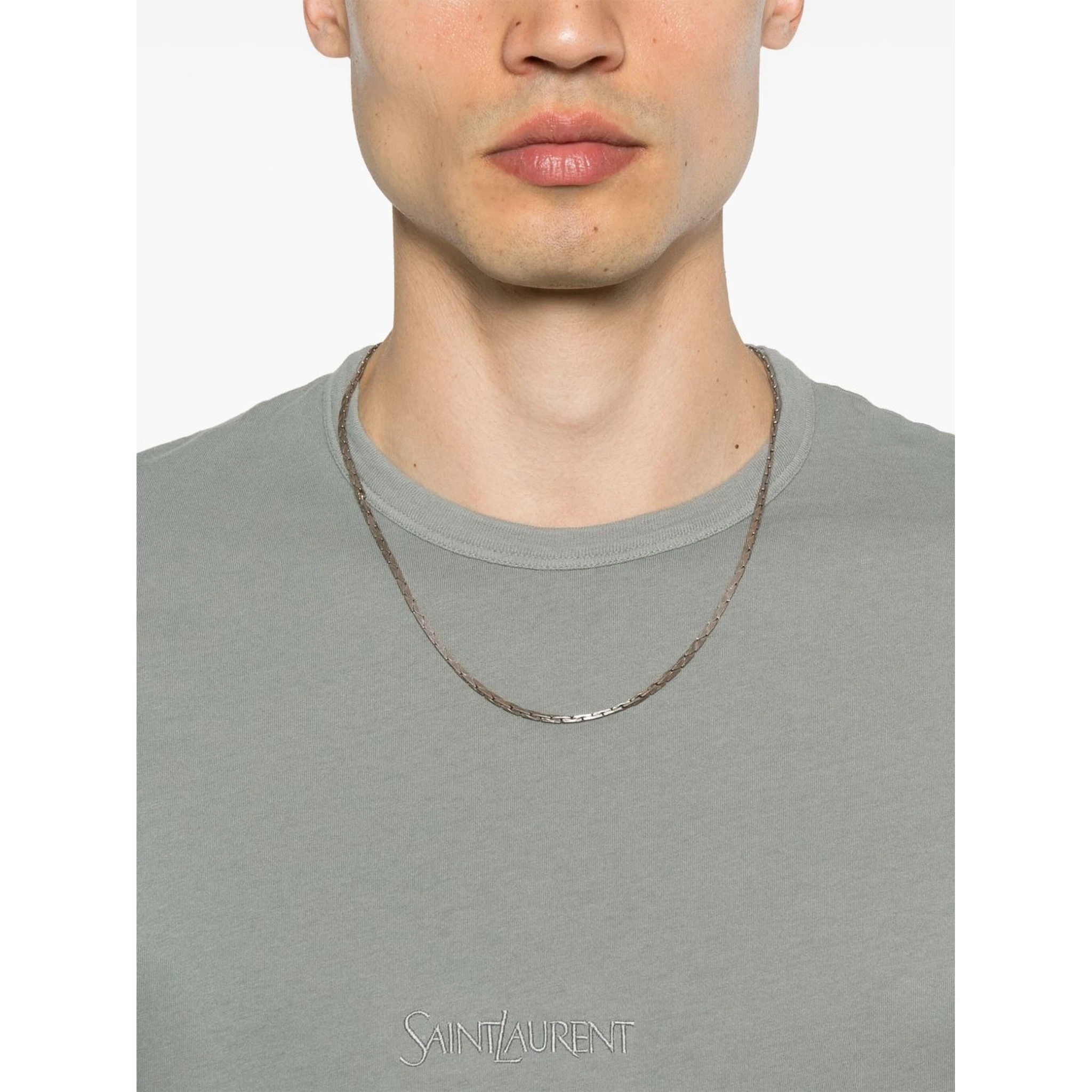 Logo-embroidered T-shirt