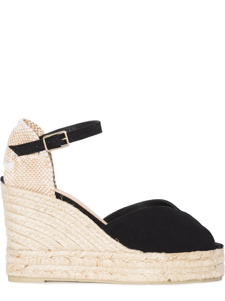 Womens Castaner Chiara Lace-up Cotton-canvas Espadrilles In Black