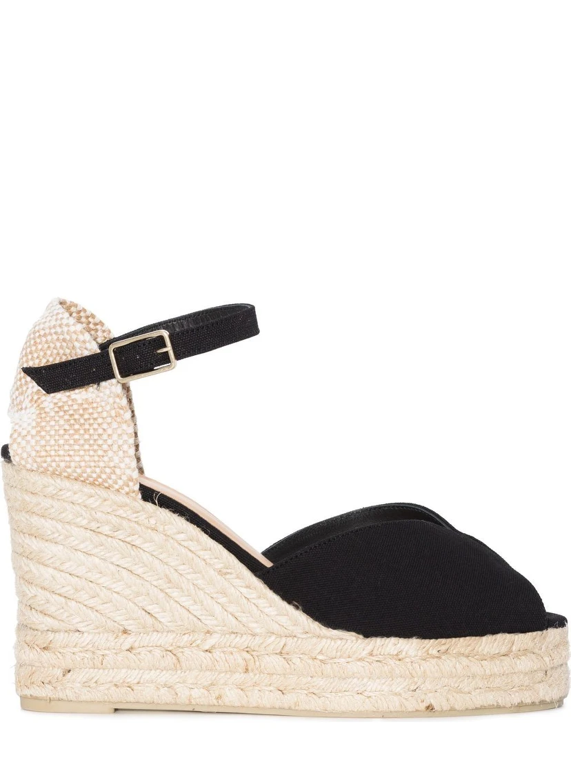 Womens Castaner Chiara Lace-up Cotton-canvas Espadrilles In Black
