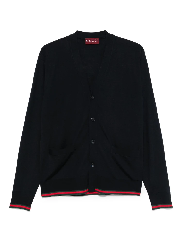 Extra fine cashmere silk cardigan