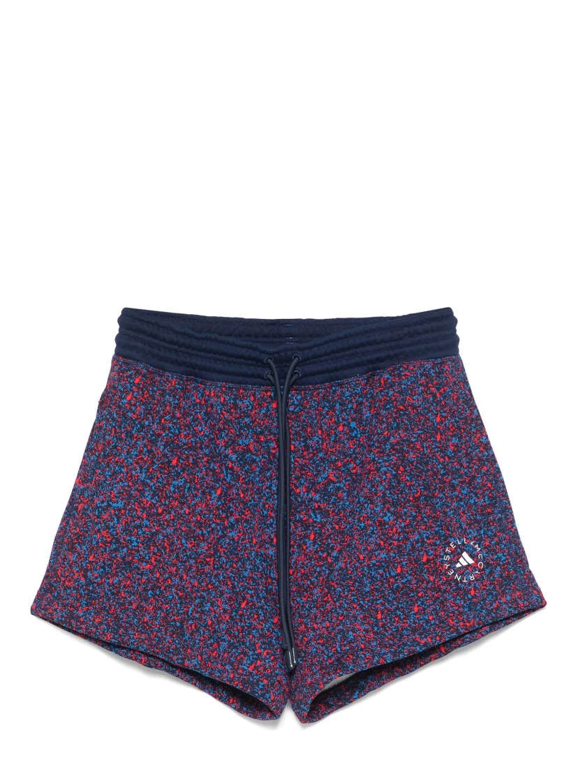 printed terry shorts