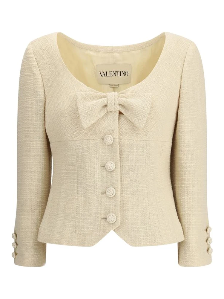 Cream Fleece Wool Coat