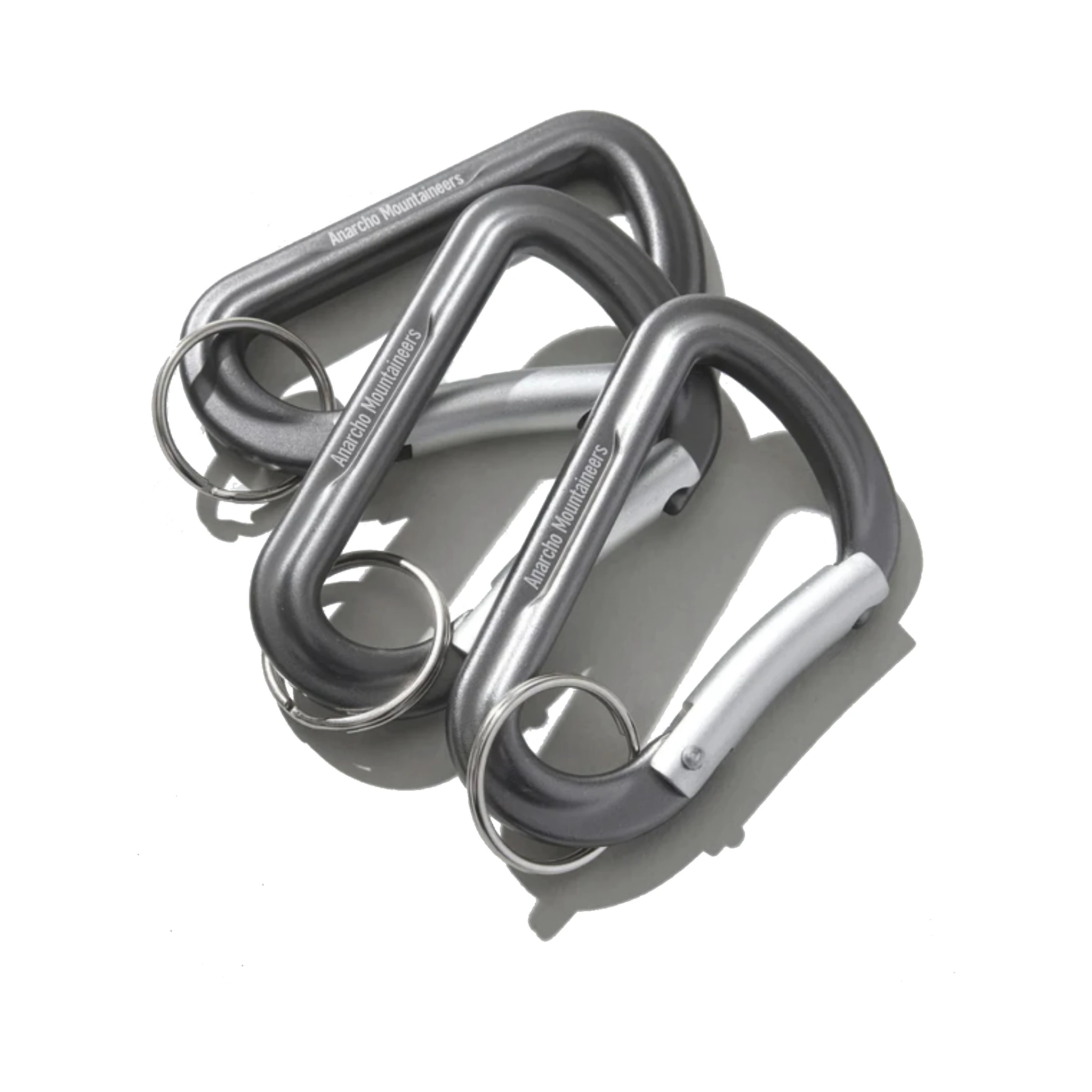 Carabiners with engraved logo