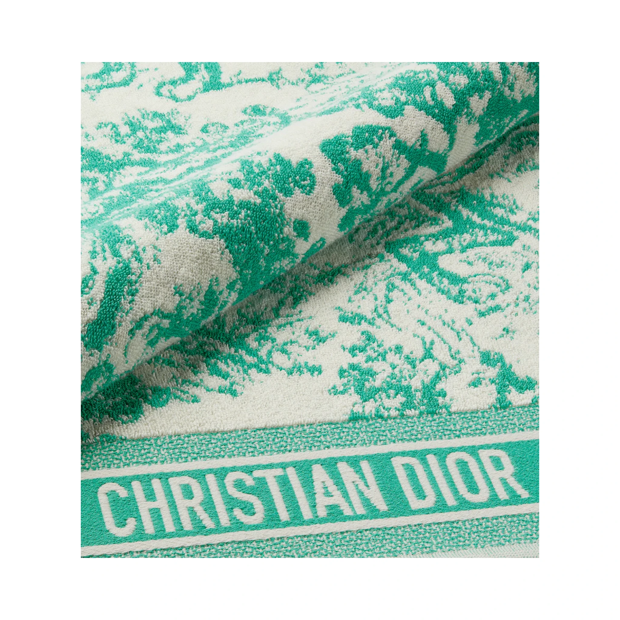 "Toile de Jouy Sauvage Dioriviera" beach towel