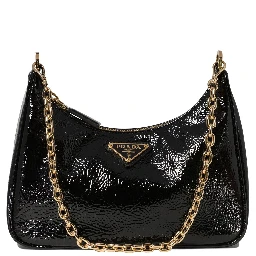 Re-Nylon sequinned mini bag