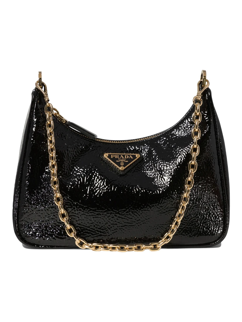 Re-Nylon sequinned mini bag