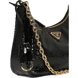 Re-Nylon sequinned mini bag