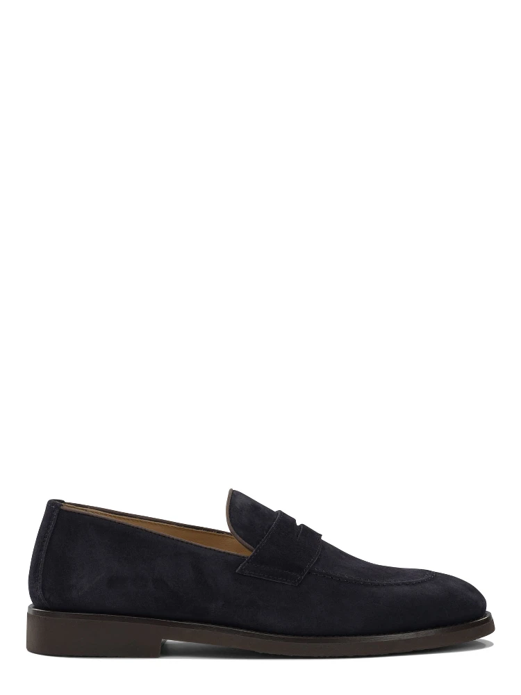 Suede "Penny" loafers