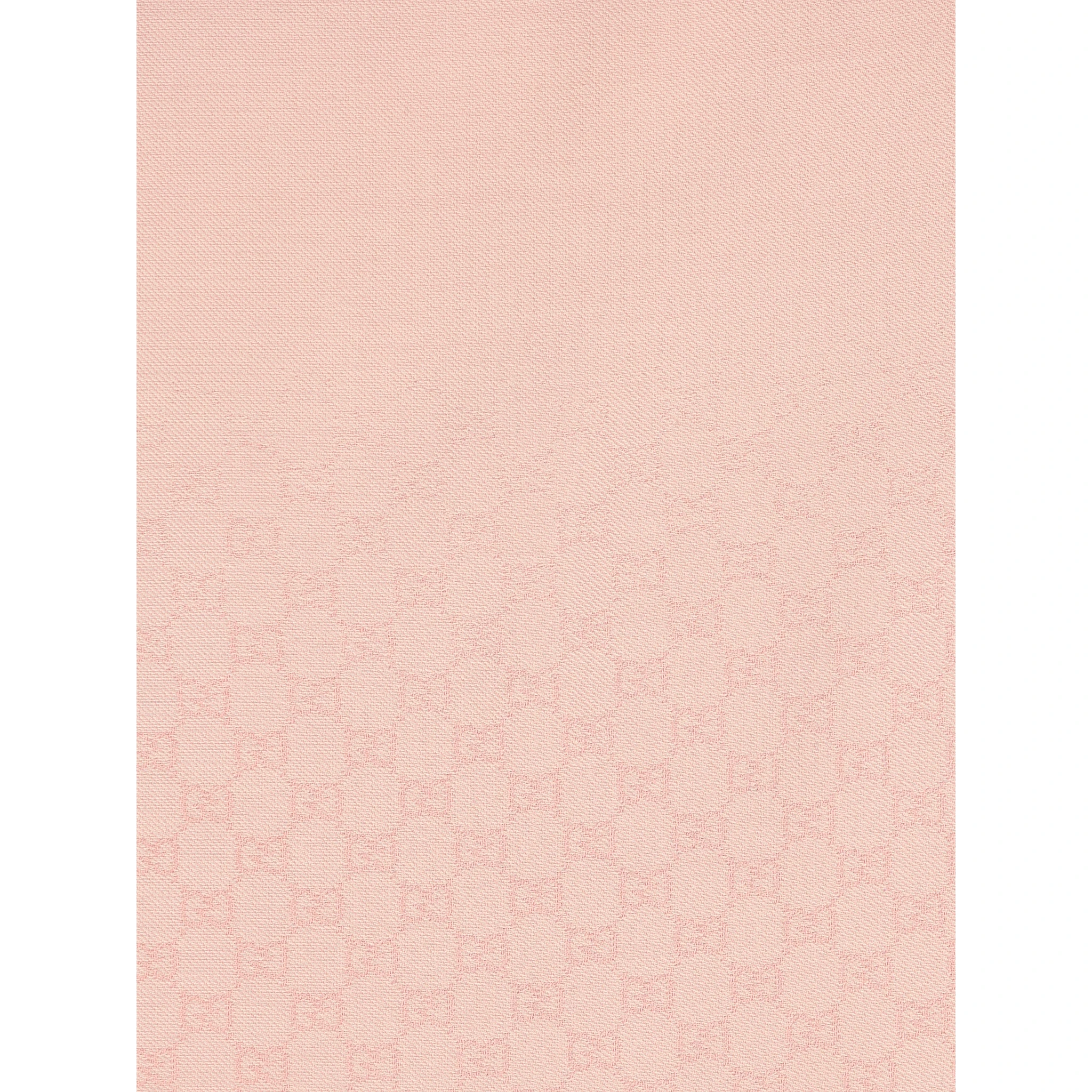 Monogram fringed scarf