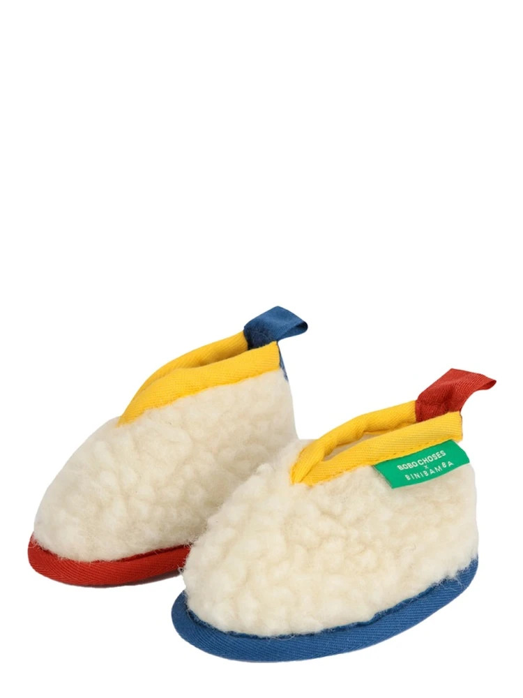 LEATHER AND SHEARLING ANKLE BOOT alternative