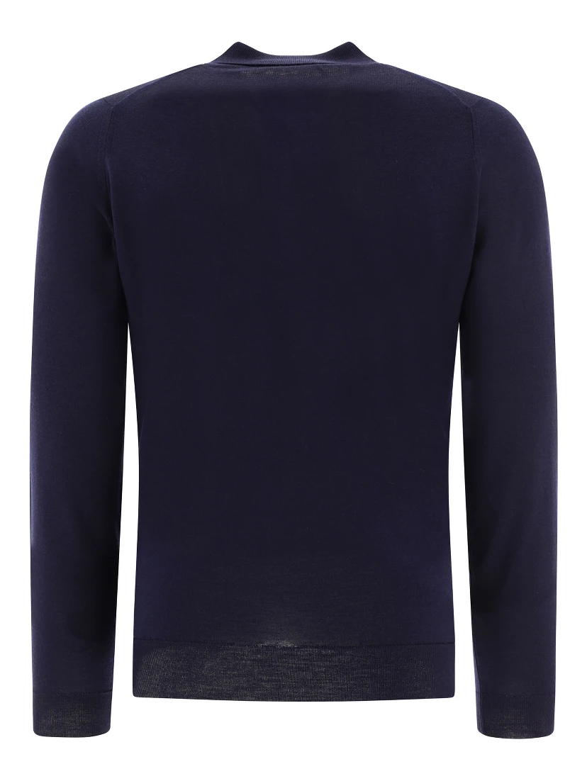 "Belper" merino wool polo shirt