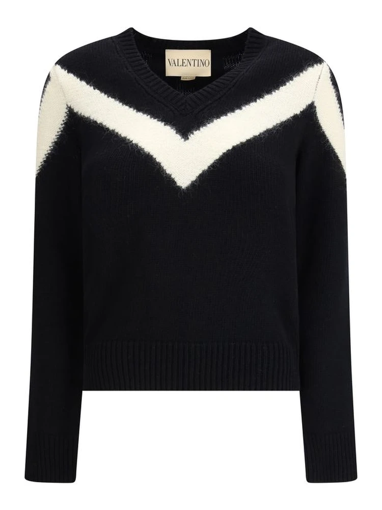 Black Fleece Wool Sweatshirt