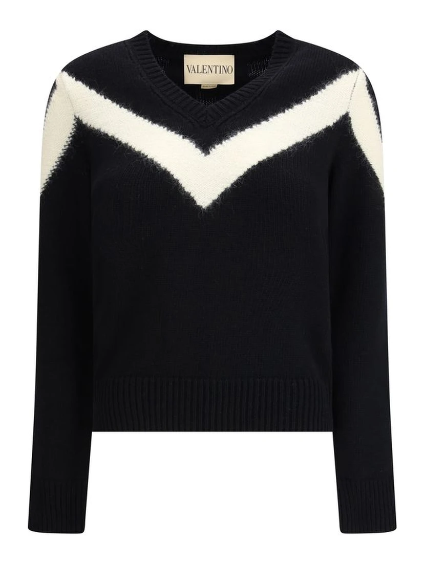 Black Fleece Wool Sweatshirt