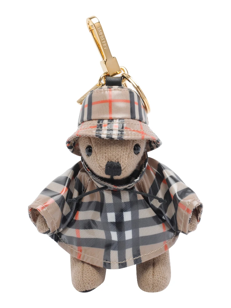 Thomas Bear check-pattern keyring