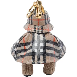 Thomas Bear check-pattern keyring