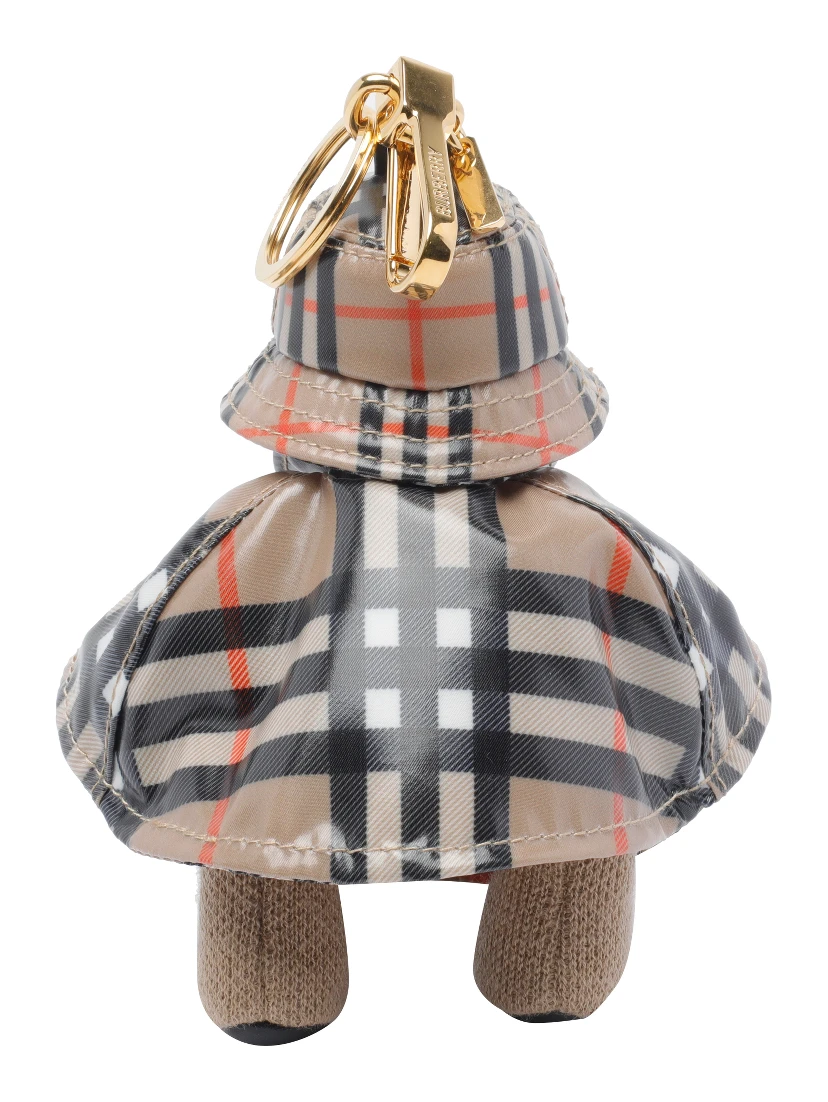 Thomas Bear check-pattern keyring