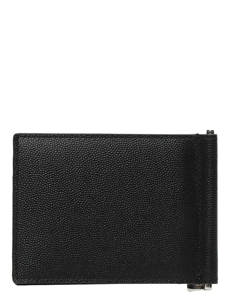 Black Bill Clip Wallet in Leather Man alternative