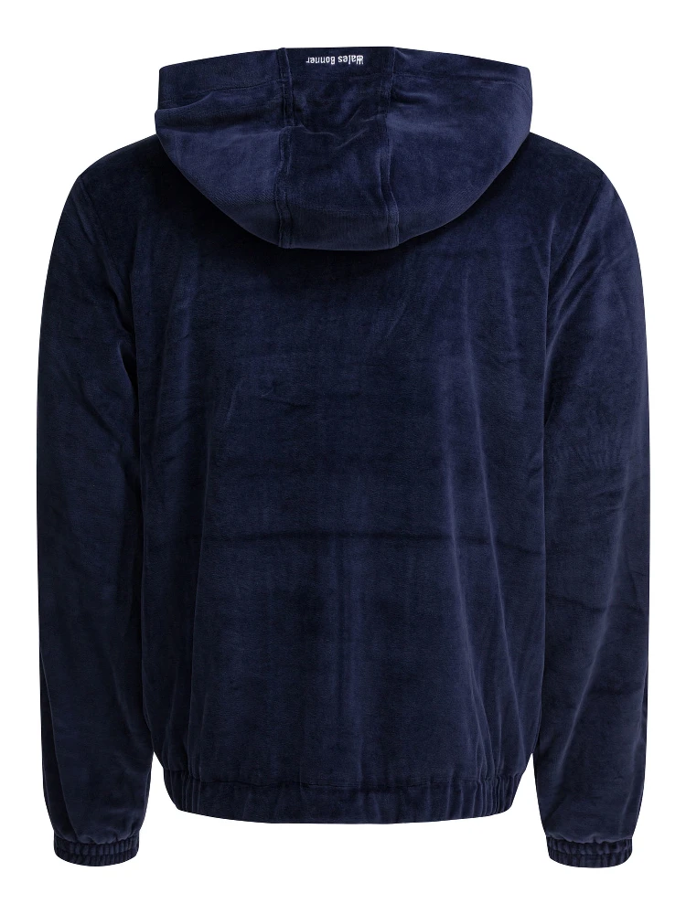 "Wales Bonner Velour" zippered sweatshirt alternative