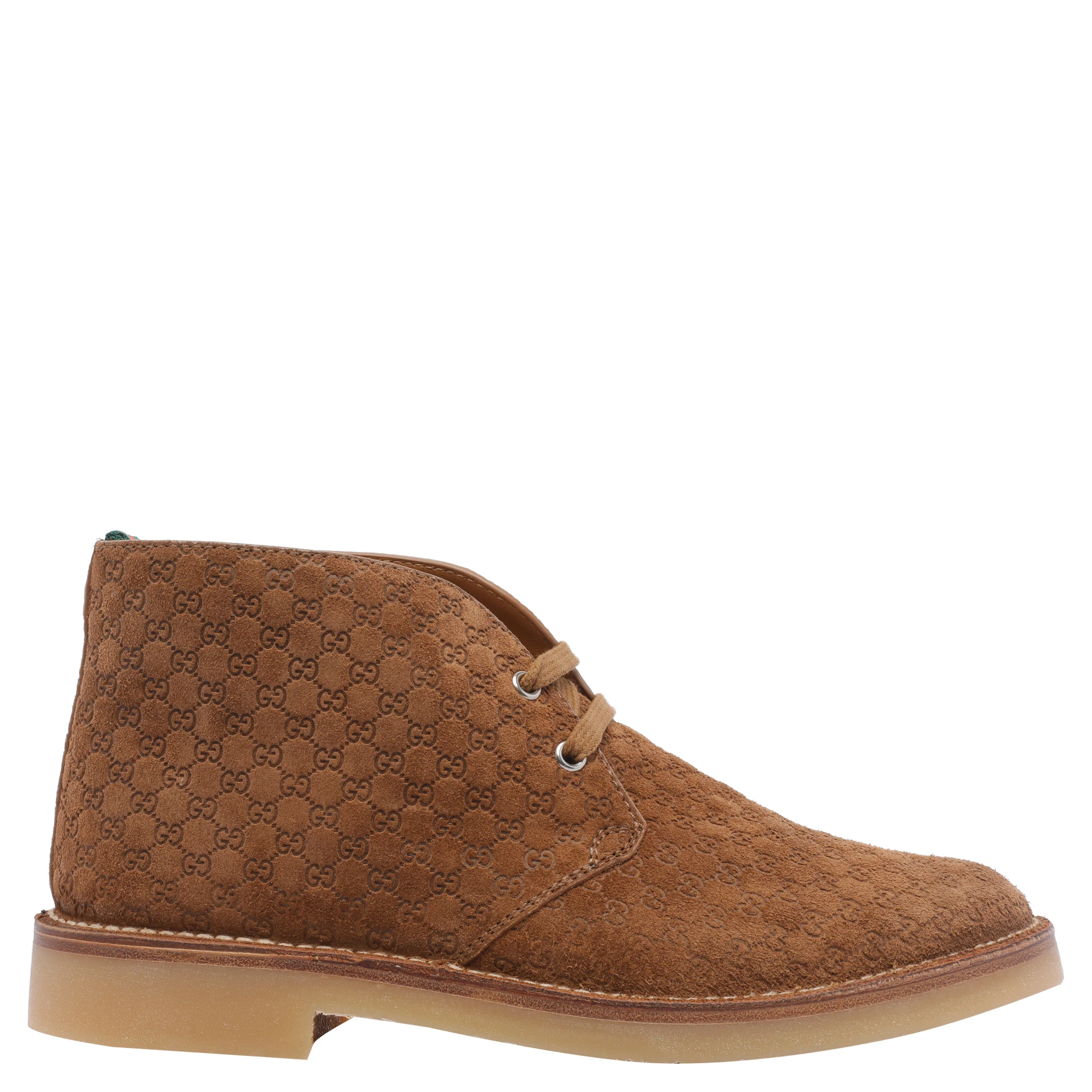 GG monogram suede boots