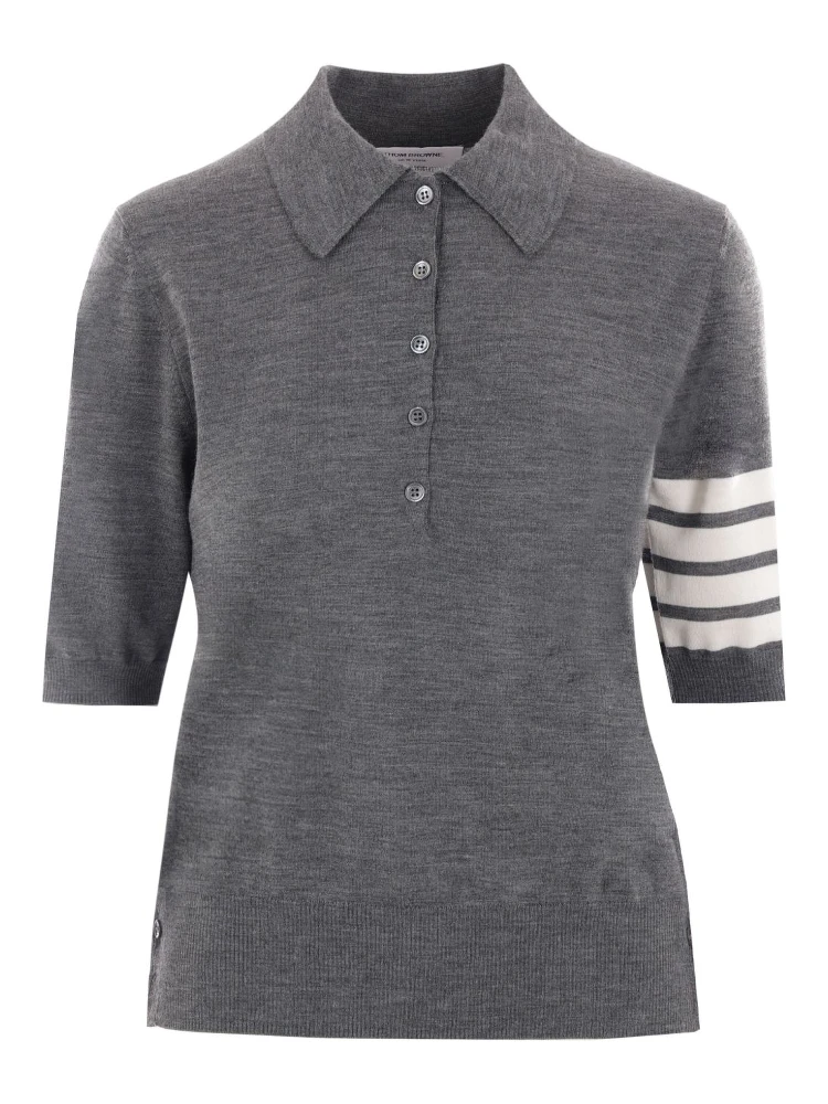 Thom Browne T-shirts and Polos Grey