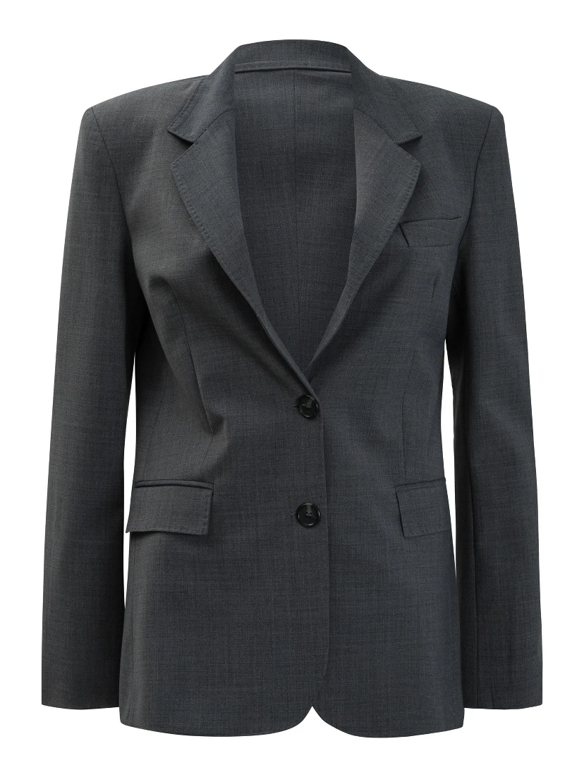 Blazer jacket in wool