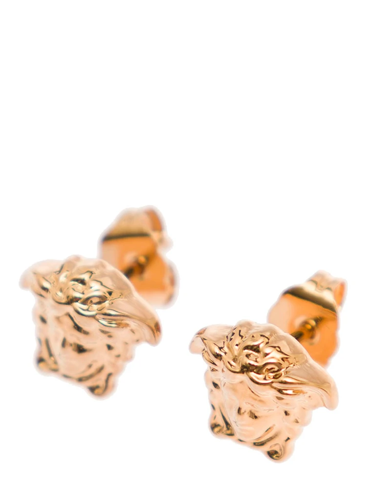 Medusa Head Earrings in Gold-Tone Brass Man alternative