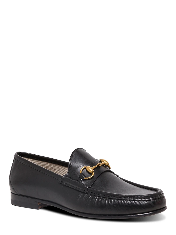 Black Loafers with Horsebit Detail in Leather Man alternative