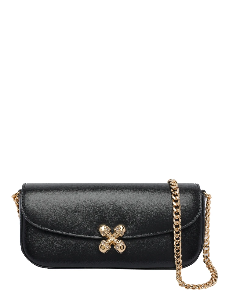 Small Skull Flower Crossbody Bag