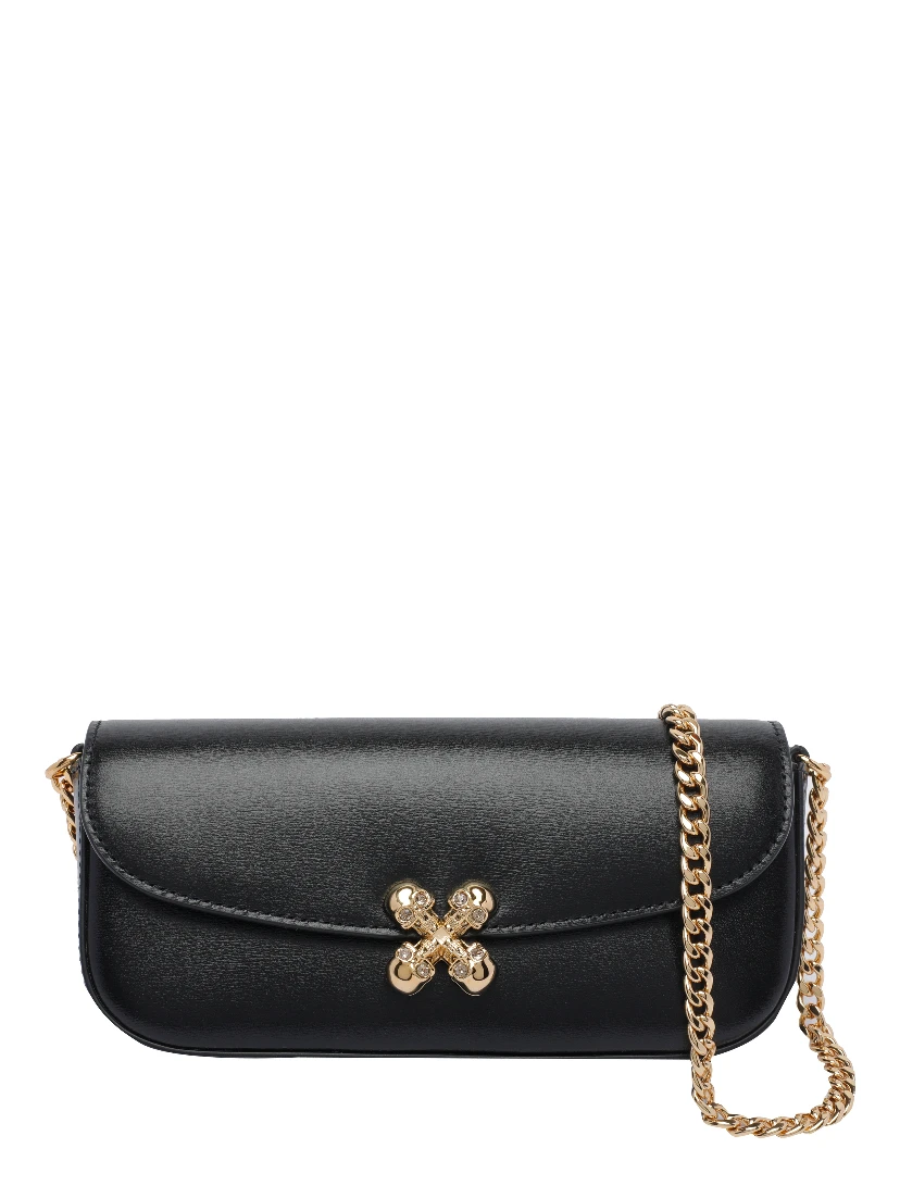 Small Skull Flower Crossbody Bag