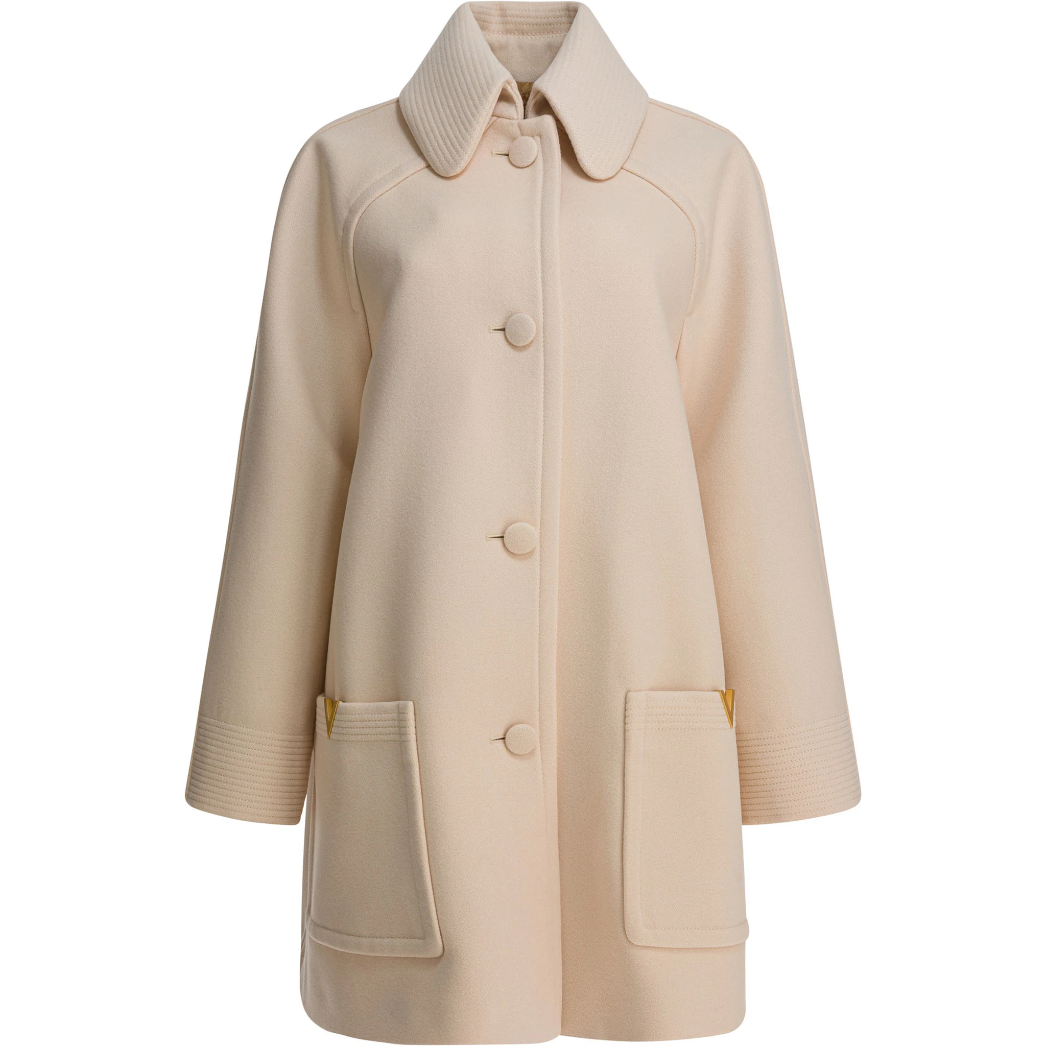 Virgin wool long coat