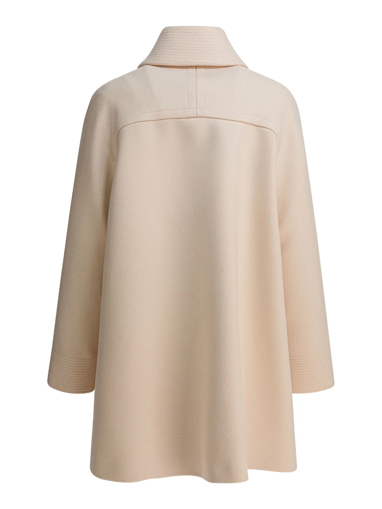 Virgin wool long coat alternative