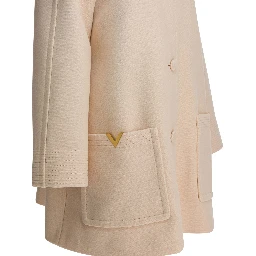 Virgin wool long coat
