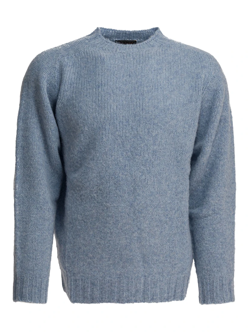 "Shaggy Bernard" crewneck sweater