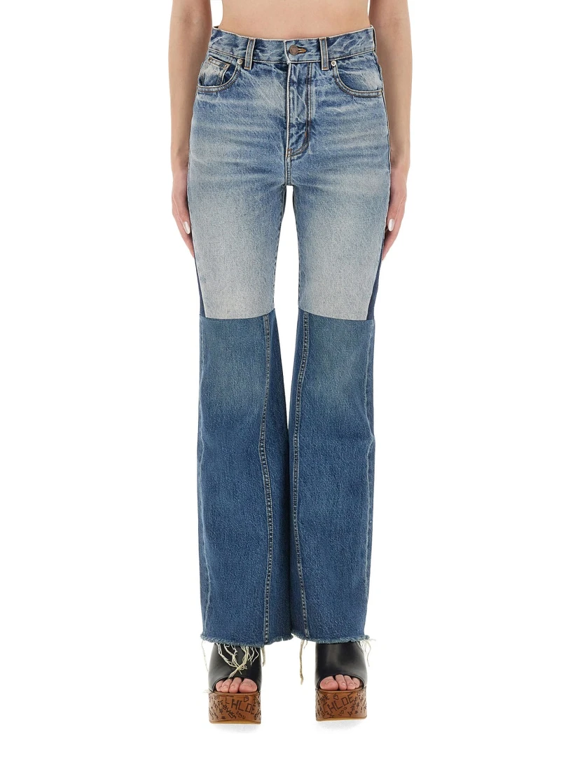 PATCHWORK DENIM JEANS