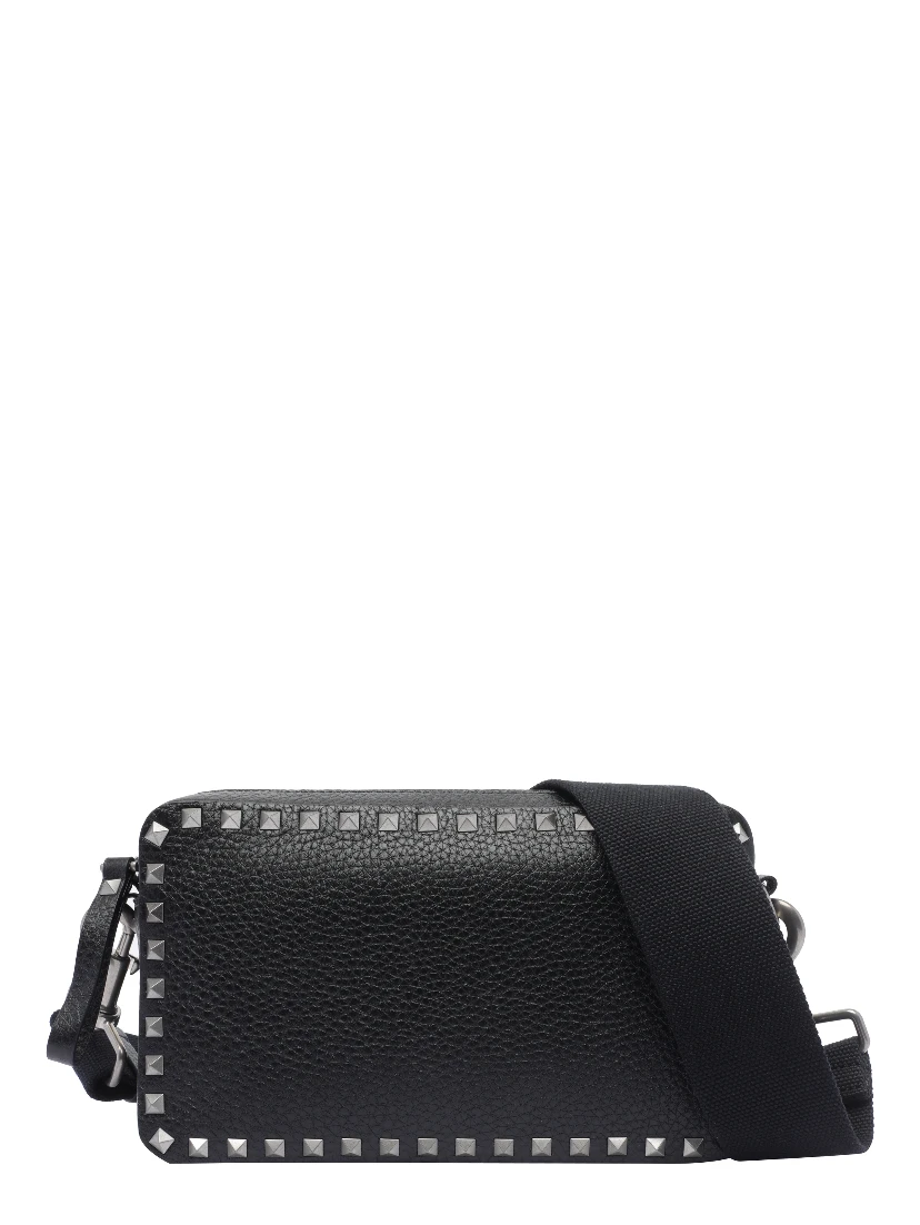 Rockstud-embellished messenger bag
