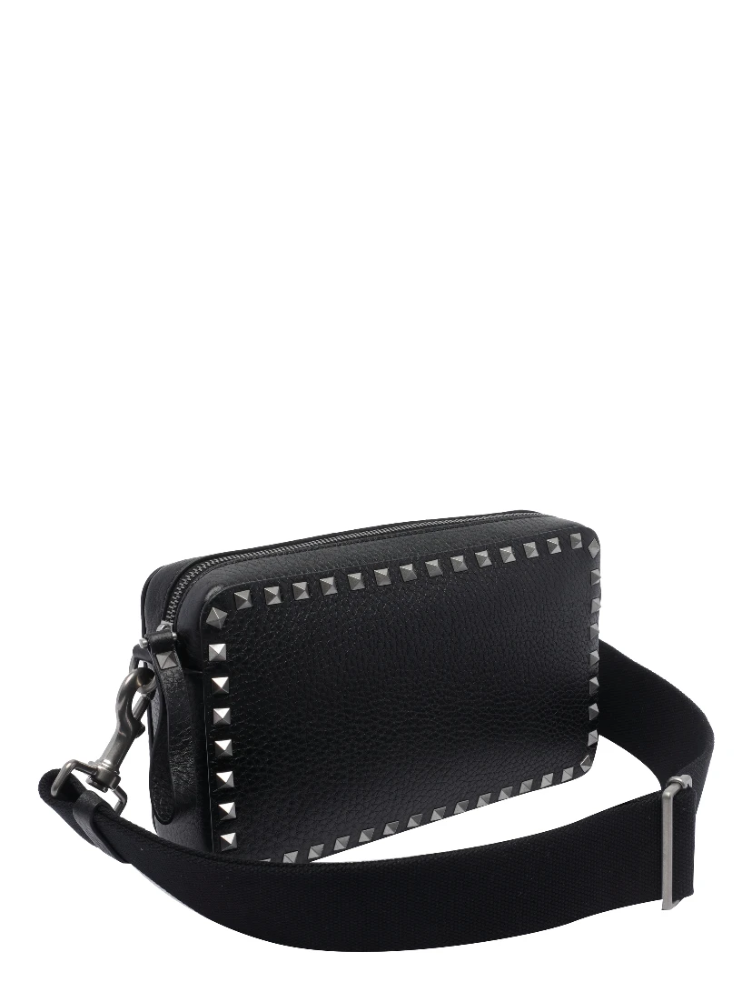 Rockstud-embellished messenger bag