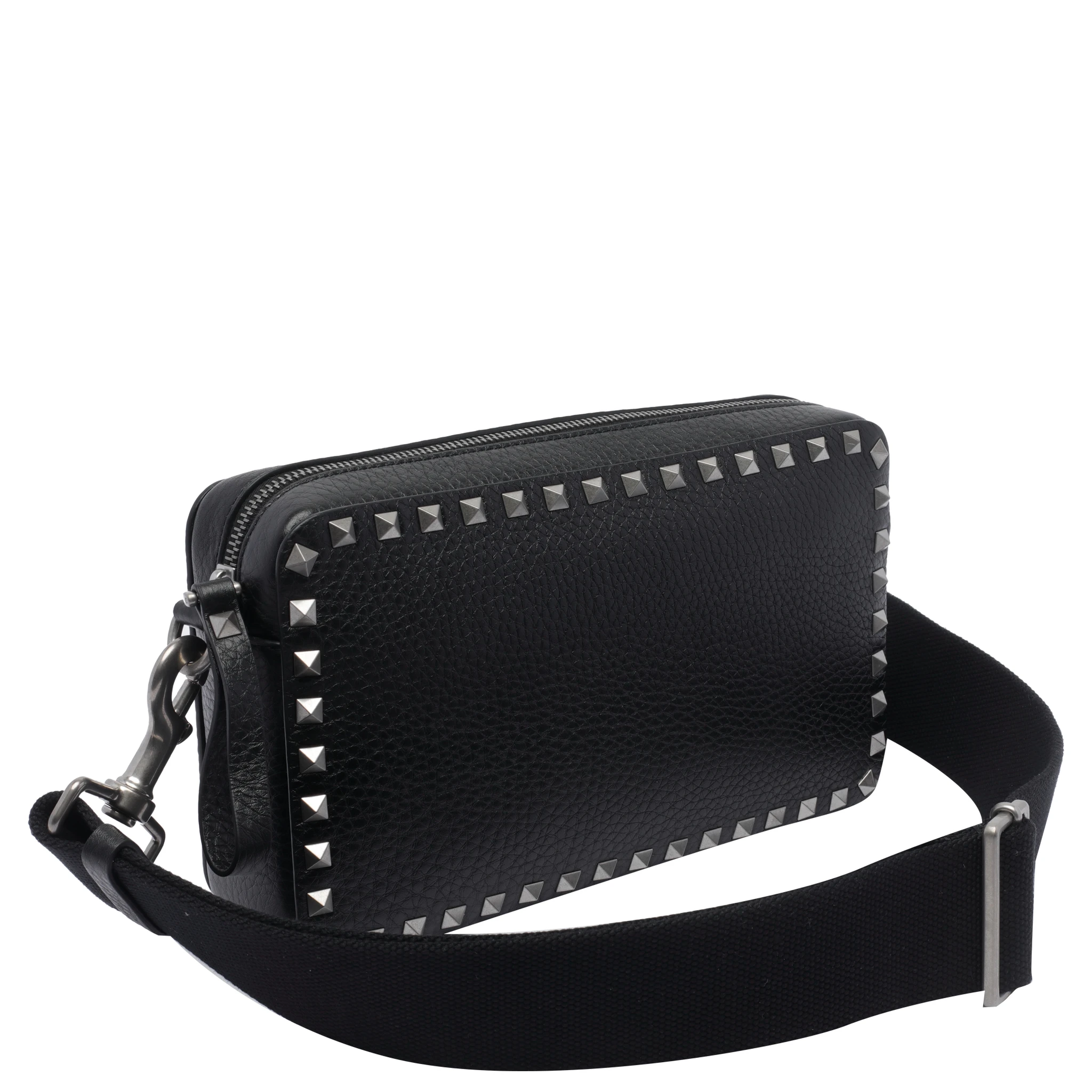 Rockstud-embellished messenger bag