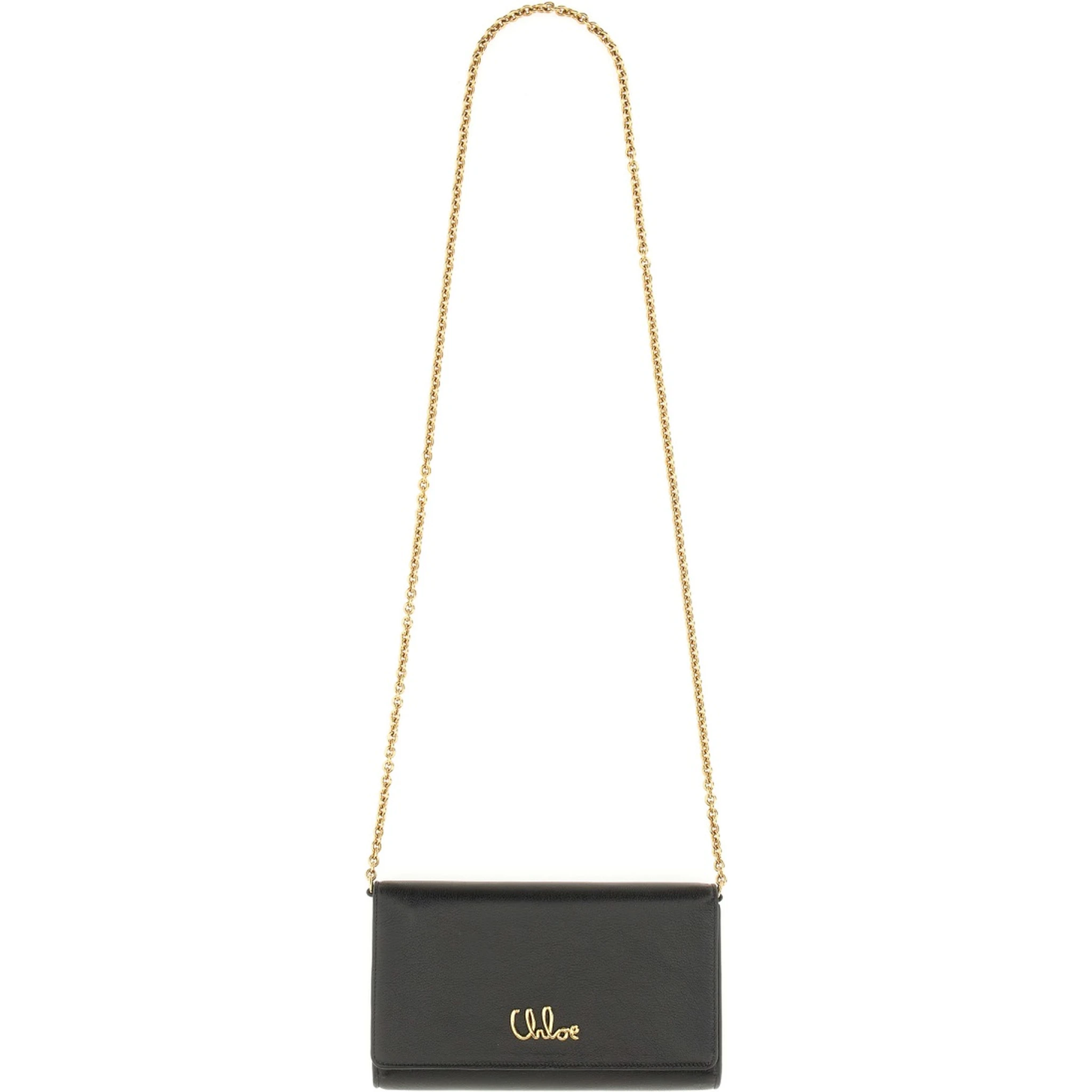 "CHLOÉ ICONIC" FLAP AND CHAIN WALLET