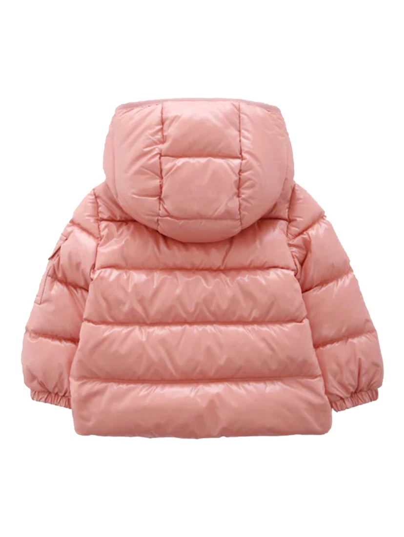 JACKET WITH LOGO AND HOOD