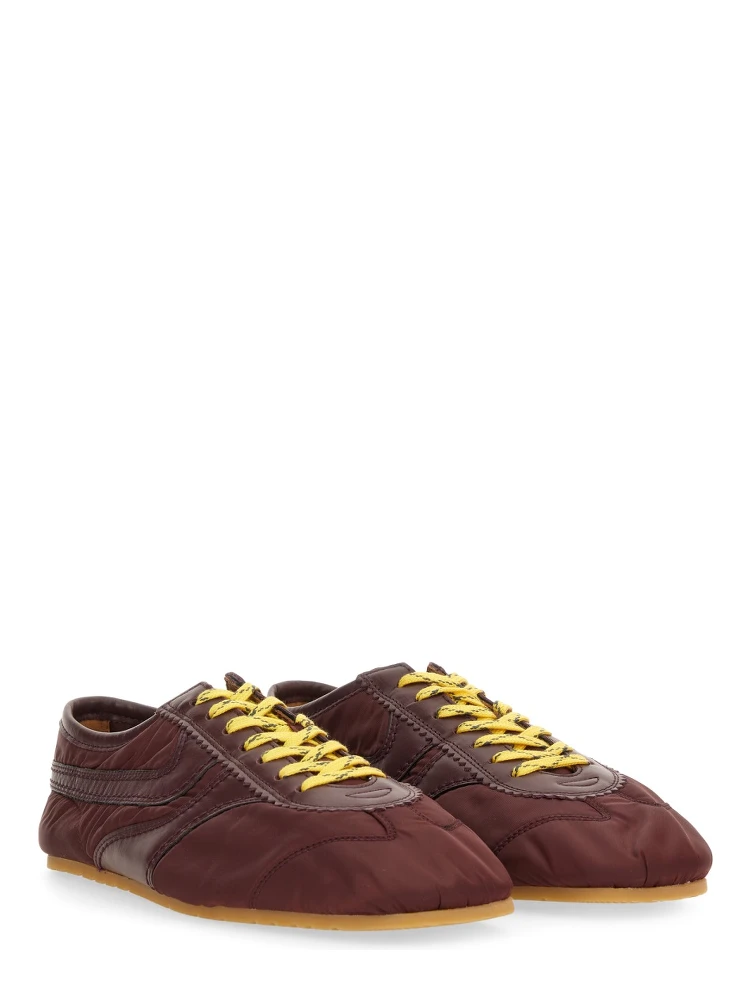 NYLON AND NAPPA LEATHER SNEAKER alternative
