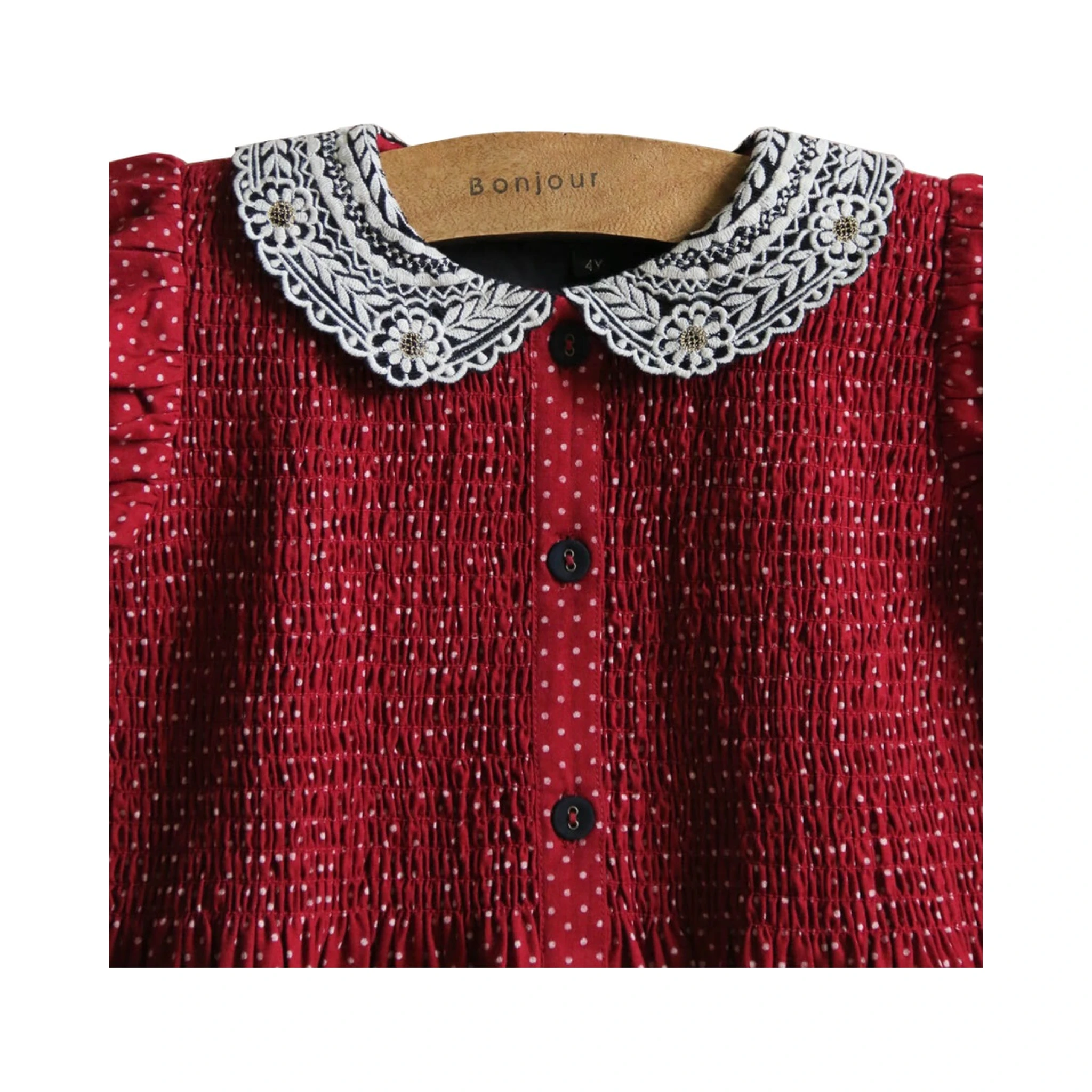 DRESS WITH HAIR CLIP