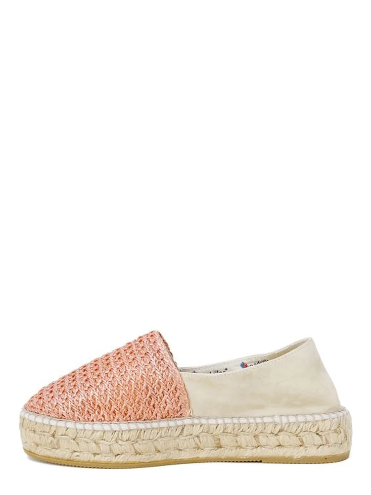 Multicolor Linen Platform Pumps alternative